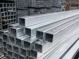 Труба квадратная оцинкованна 100х100х7мм /4мм