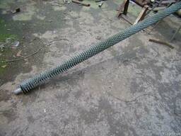 Труби ребристі оцинковані Ф38х3 1000м.