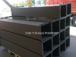 Труба норійна СТ-8, 350х350, L=2м, б=2мм, фланець