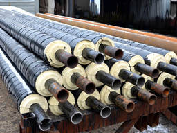 ППУ изоляция с полиэтиленовой оболочкой стальных труб