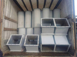 Зерноток, в диаметрах 200, 250, 300, 400 и 580, 800 мм зернопровод элеватора