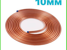Трубка медная для холодильной техники ф10х1мм трубка мідна