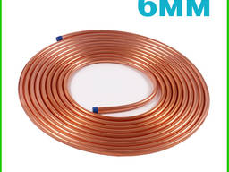 Трубка медная для холодильной техники ф8х1мм трубка мідна