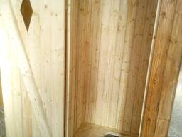 Туалет дерев'яний одинарний