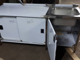 Тумба из нержавейки для дома барбекю зоны летней кухни