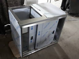 Тумба нержавейка с мойкой без цоколя