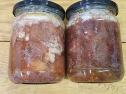 Тушенки из дичи. Тушенка. Дичь.