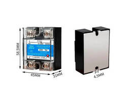 Твердотельное реле SSR-10DA однофазное 3-32VDC (20mA) / 24-480VAC (10A), YHKJ