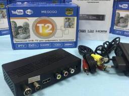 Тюнер T2 MG811 приставка с просмотром YouTube IPTV WiFi HDMI USB Megogo
