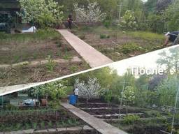 УБОРКА Территории. Спил деревьев. Расчистка участков. Вывоз мусора.