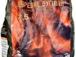 Уголь древесный 1,5кг//Украина (шт. ), код 100-03