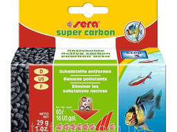 Угольный наполнитель для аквариумного фильтра Sera Super Carbon 29 г (4001942068543)