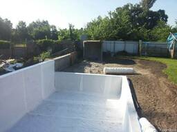 Укладка, монтаж, закрепление геотекстиля