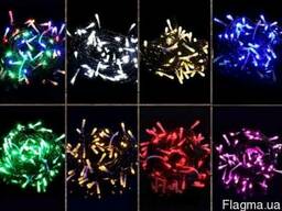 Уличная каучуковая светодиодная LED гирлянда нить