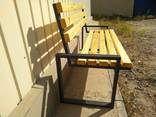 Уличная лавочка, скамейка - фото 2