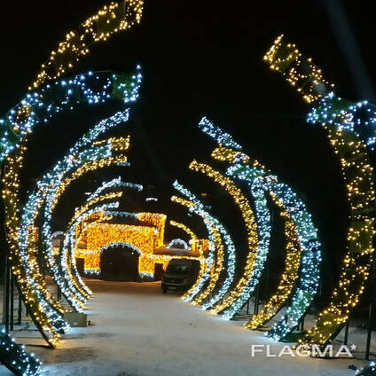 Новогодние светодиодные LED гирлянды для дома и улицы в СПб | Просвет