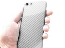 Ультратонкий пластиковый чехол Carbon iPhone 7 Plus/8 Plus white