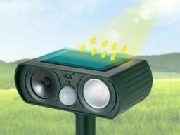 Ультразвуковой отпугиватель кротов и животных на солнечной батарее Solar Pest Reppeler. ..