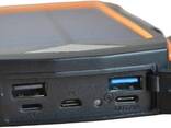 УМБ-павербанк SolarTank-20000 mAh солнечные панели 3 шт кемпинговый фонарь. .. - фото 5