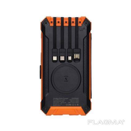 УМБ PowerBank із сонячною панеллю, повербанк Квант WSC33/5 20000mAh + 5 panels