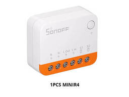 Умное Wi-Fi реле Sonoff MINI Extreme (MINI R4) для подрозетника