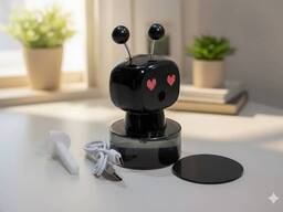 Умный автомобильный ароматизатор Робот жучек темлеузик с LED-анимацией и эффектом пара