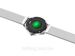 Умные часы Linwear LW10 Metal с пульсометром и мониторингом сна Серебристый