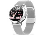 Умные часы Linwear LW10 Metal с пульсометром и мониторингом сна Серебристый - фото 1