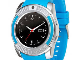 Розумний смарт-годинник Smart Watch V8. Колір: синій