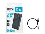 Универсальная мобильная батарея Brevia 30000mAh 15.5W Li-Pol, LCD - фото 1