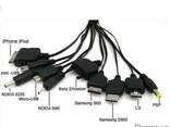Универсальное USB зарядное устройство для телефона 10 в 1 - фото 3