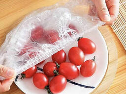 Универсальные пакеты с резинкой для хранения продуктов в холодильнике крышка-чехол на. ..