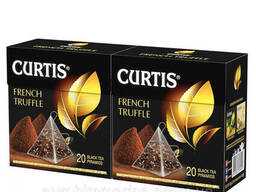 Упаковка чая черного Curtis French Truffle с добавками пакетированного 20 пирамидок