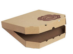 Упаковка для пиццы с логотипом. Изготовление упаковки от. ..