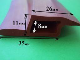 Уплотнитель для печей Восход Муccон-Ротор 35х11 мм