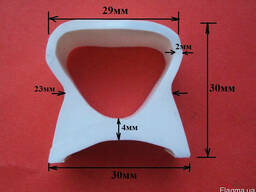 Уплотнительный профиль из силиконовой резины 30х30мм