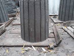 Урна уличная, урна бетонная серая