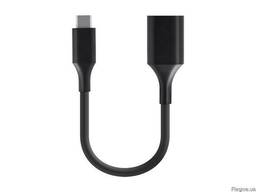 USB-C - USB3.0-A Female Cable, 6-inch