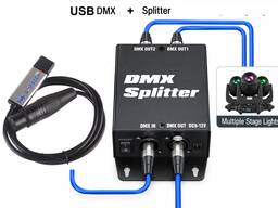 USB DMX 512 з гальванічною розв'язкою ізолятор FTDI Freestyler фристайлер QLC пульт керува