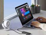 USB хаб расширитель с входом USB-A HUB Ugreen Ultra Slim CM219 4-in-1 (USB-A to USB. .. - фото 1