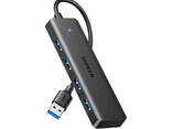 USB хаб расширитель с входом USB-A HUB Ugreen Ultra Slim CM219 4-in-1 (USB-A to USB. .. - фото 3
