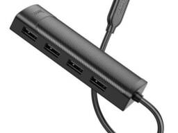 USB хаб расширитель с входом USB-C HUB адаптер Easy safety 4-in-1 Adapter (Type-C to. ..