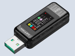 USB тестер напруги та струму Witrn A2Q (з визначенням протоколів заряджання)