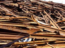 Использованные железнодорожные рельсы