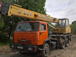 Услуги автокрана 25т КС 55713 "Галичанин" 21,7м стрела