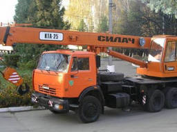 Услуги автокрана 25т КТА-25 "Силач" 21,7м