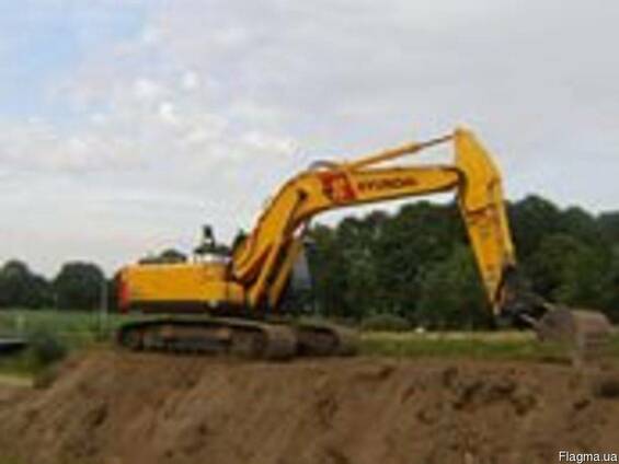 Услуги экскаватора Hundai 250 LC-7