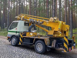 Услуги и аренда 2 в 1: ямобур кран Mitsubishi Canter в Одессе и пригороде