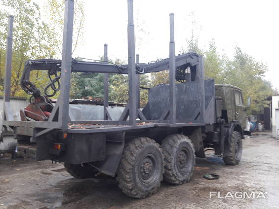 КАМАЗ 4310 (6×6) бортовой автомобиль с КМУ