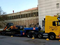 Услуги низкорамного трала 60 тонн.